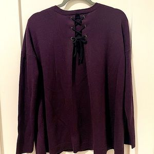 C by Bloomingdales Purple Cashmere Sweater